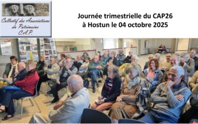 Journée trimestrielle du CAP26 à Hostun le 4 octobre 2025